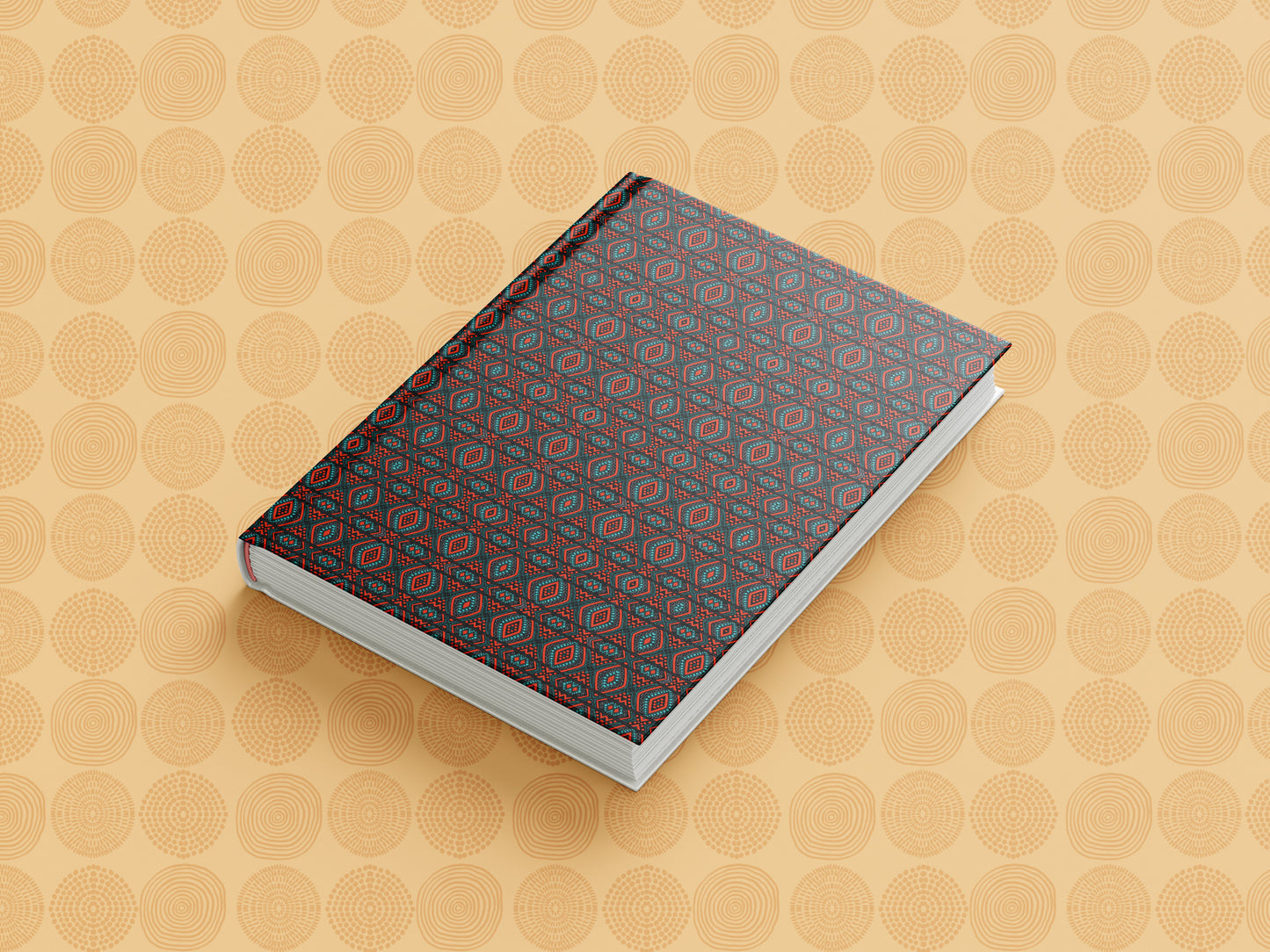 Ankara African Print Ankara Inspired Journal (Diamonds A5 Lined) - Pounded Yam Productions
