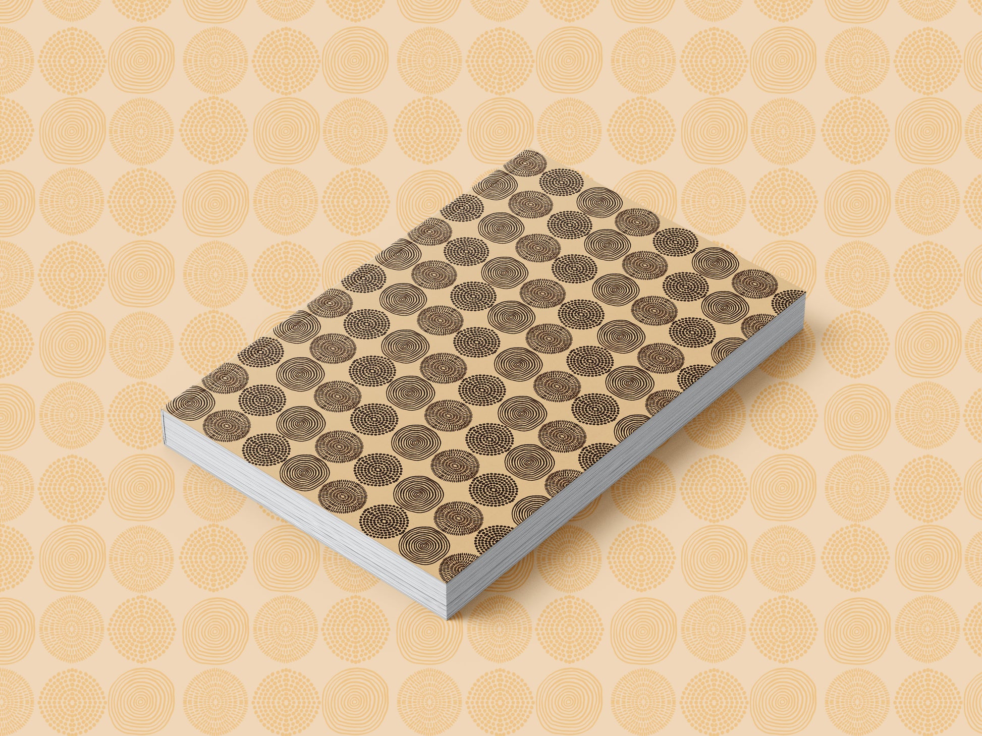 African Print Journal (Dots A5 Lined) - Pounded Yam Productions