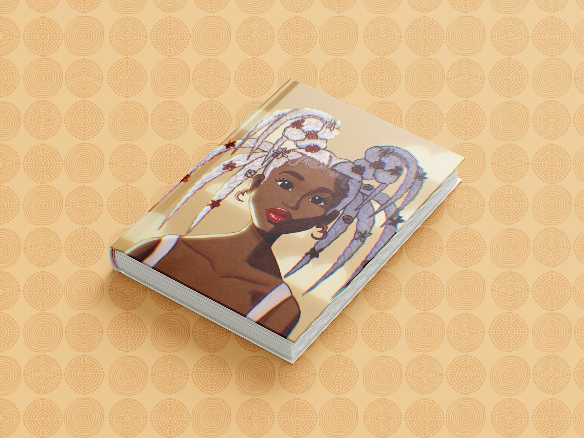 Dreamy Black Girl Illustrated Journal (A5 Lined) - Pounded Yam Productions