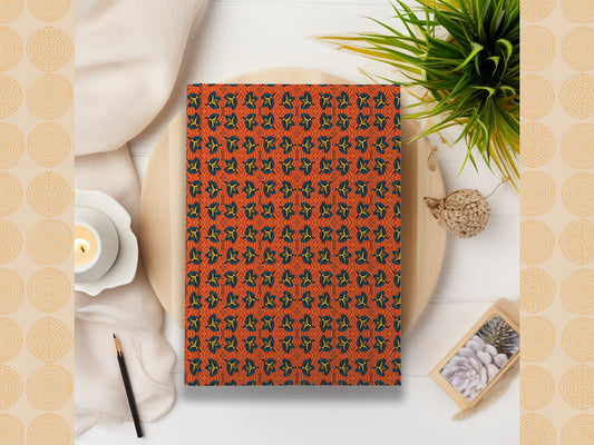 Ankara African Print Ankara Inspired Journal (Fans A5 Lined) - Pounded Yam Productions