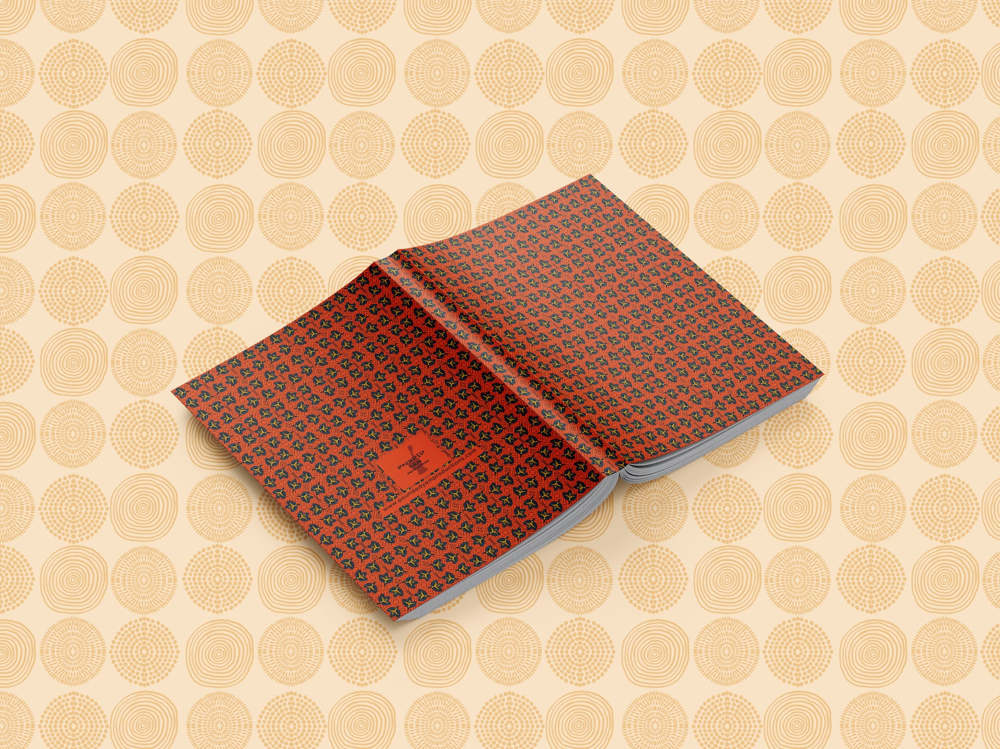Ankara African Print Ankara Inspired Journal (Fans A5 Lined) - Pounded Yam Productions
