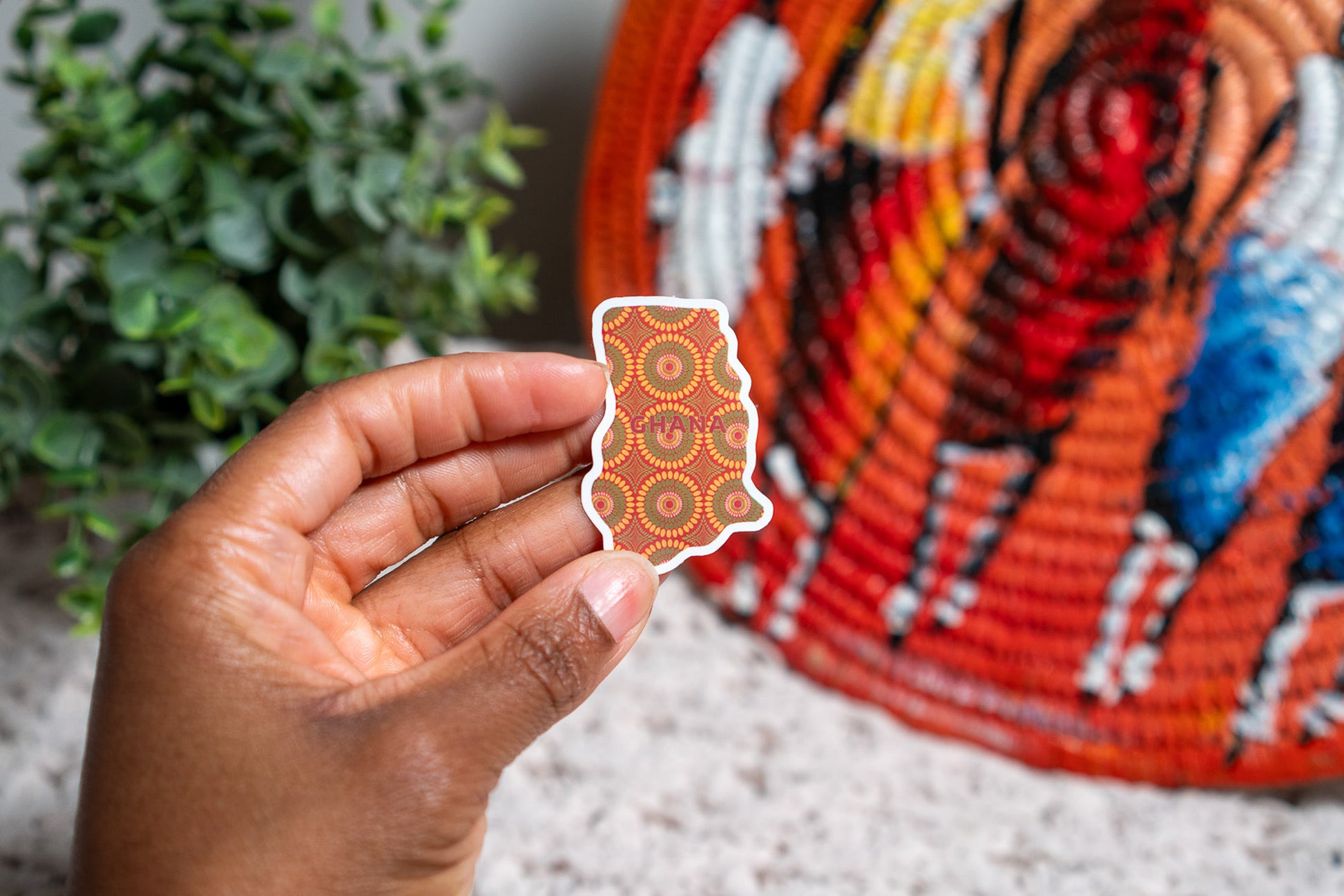 Ghana Sticker (West African Stickers) - Pounded Yam Productions
