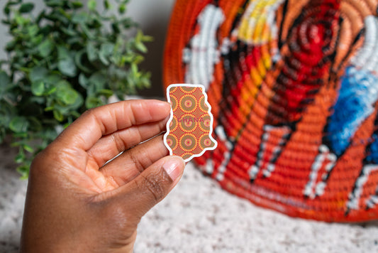 Ghana Sticker (West African Stickers) - Pounded Yam Productions