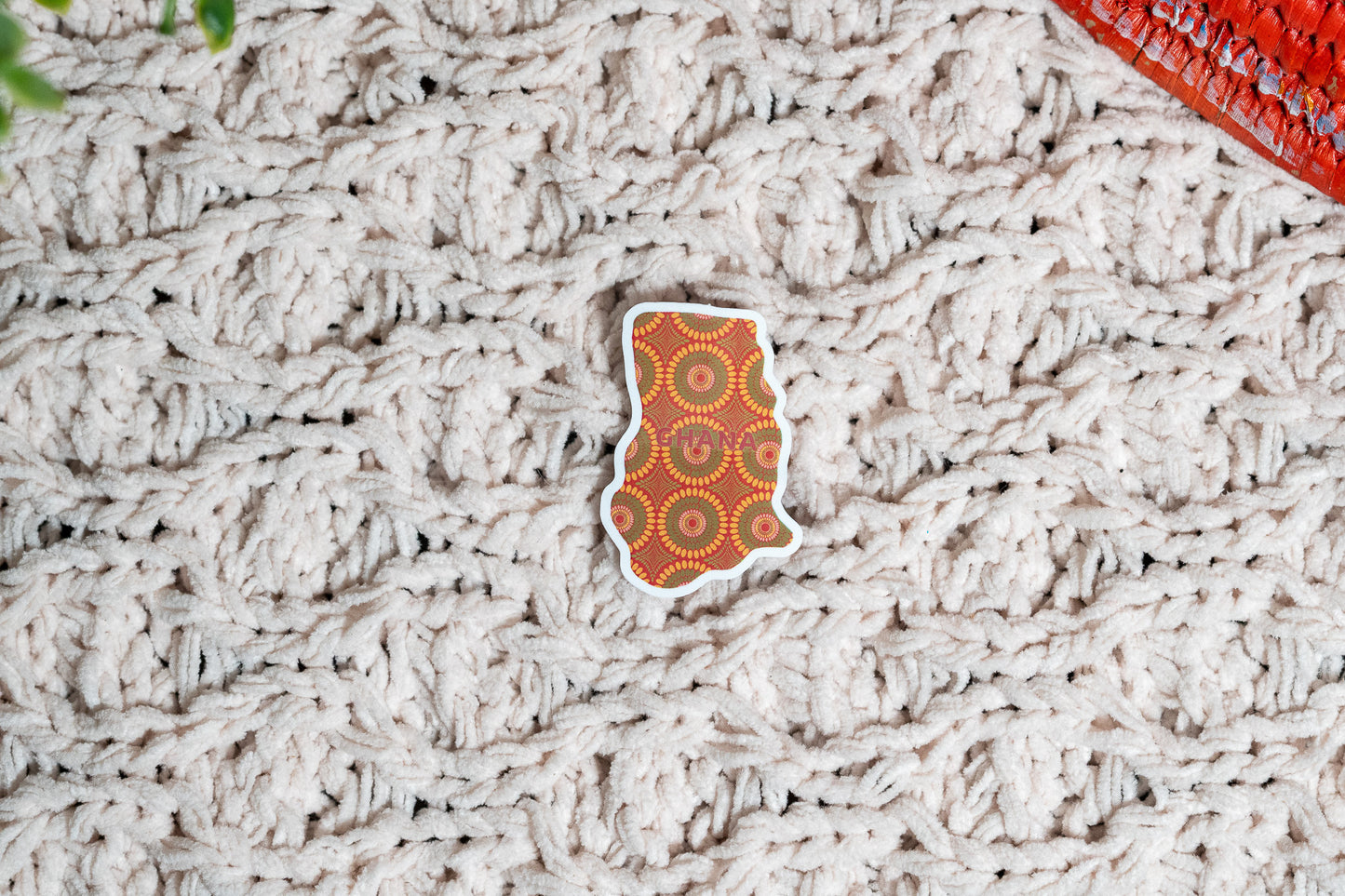 Ghana Sticker (West African Stickers) - Pounded Yam Productions