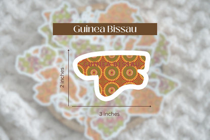 Guinea Bissau Sticker (West African Stickers) - Pounded Yam Productions