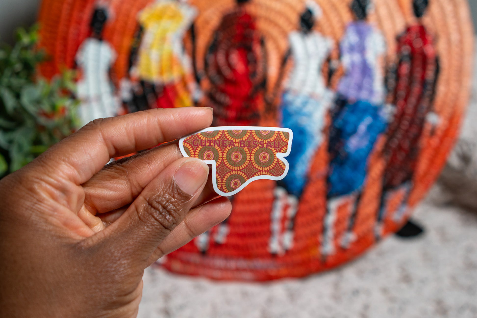 Guinea Bissau Sticker (West African Stickers) - Pounded Yam Productions