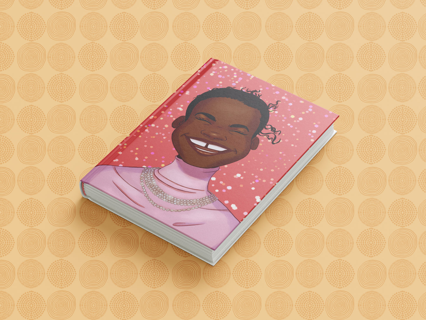 Happy Confetti Black Girl Hardcover/Softcover Journal (A5 Lined) - Pounded Yam Productions