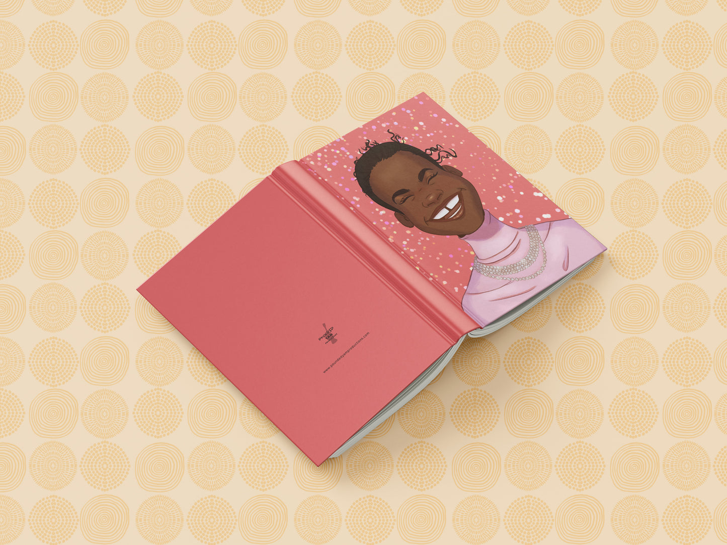 Happy Confetti Black Girl Hardcover/Softcover Journal (A5 Lined) - Pounded Yam Productions