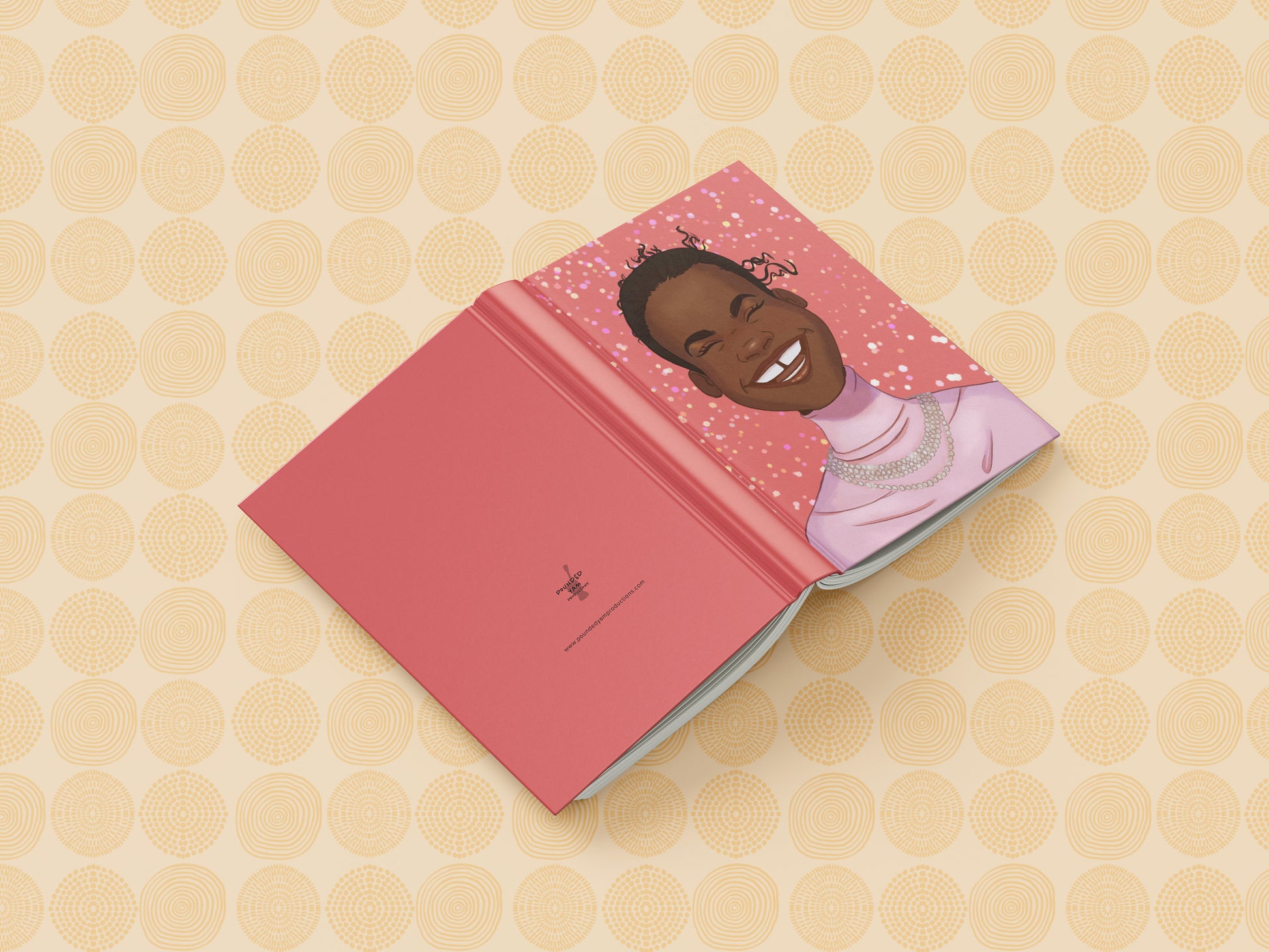 Happy Confetti Black Girl Hardcover/Softcover Journal (A5 Lined) - Pounded Yam Productions