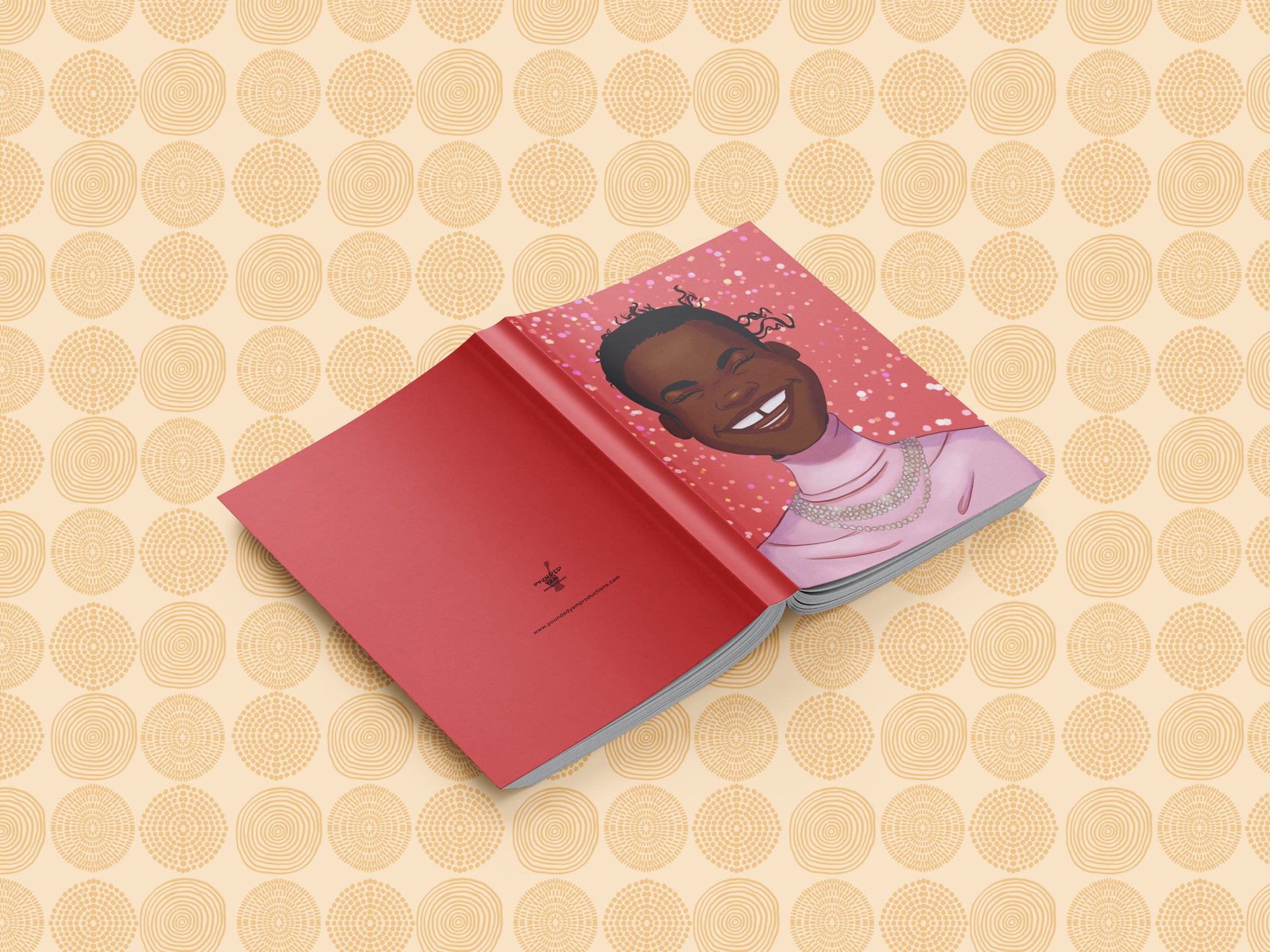 Happy Confetti Black Girl Hardcover/Softcover Journal (A5 Lined) - Pounded Yam Productions