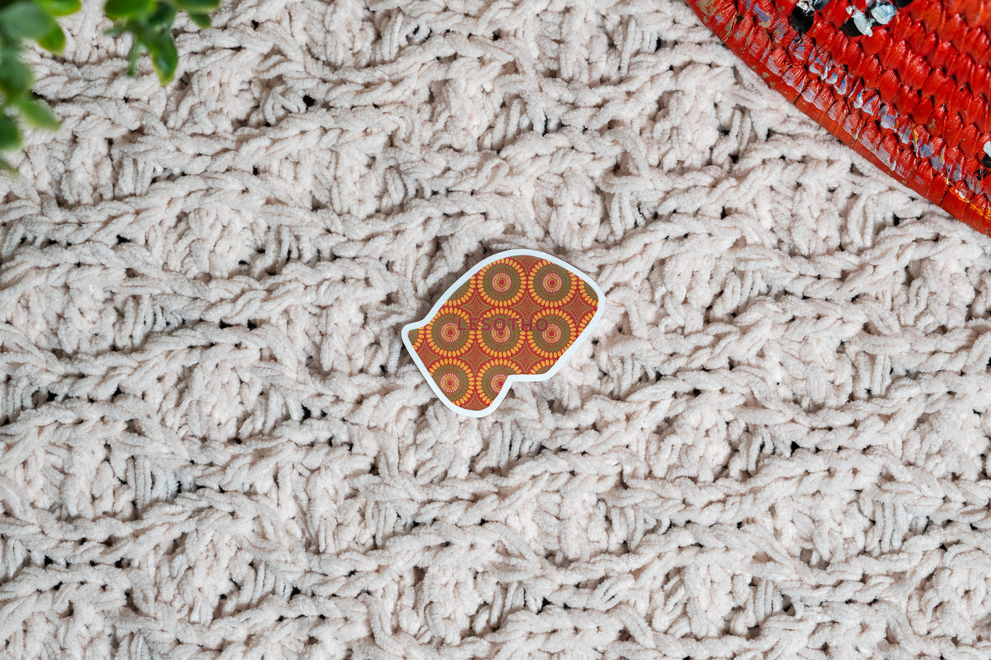 Lesotho Sticker (South African Stickers) - Pounded Yam Productions