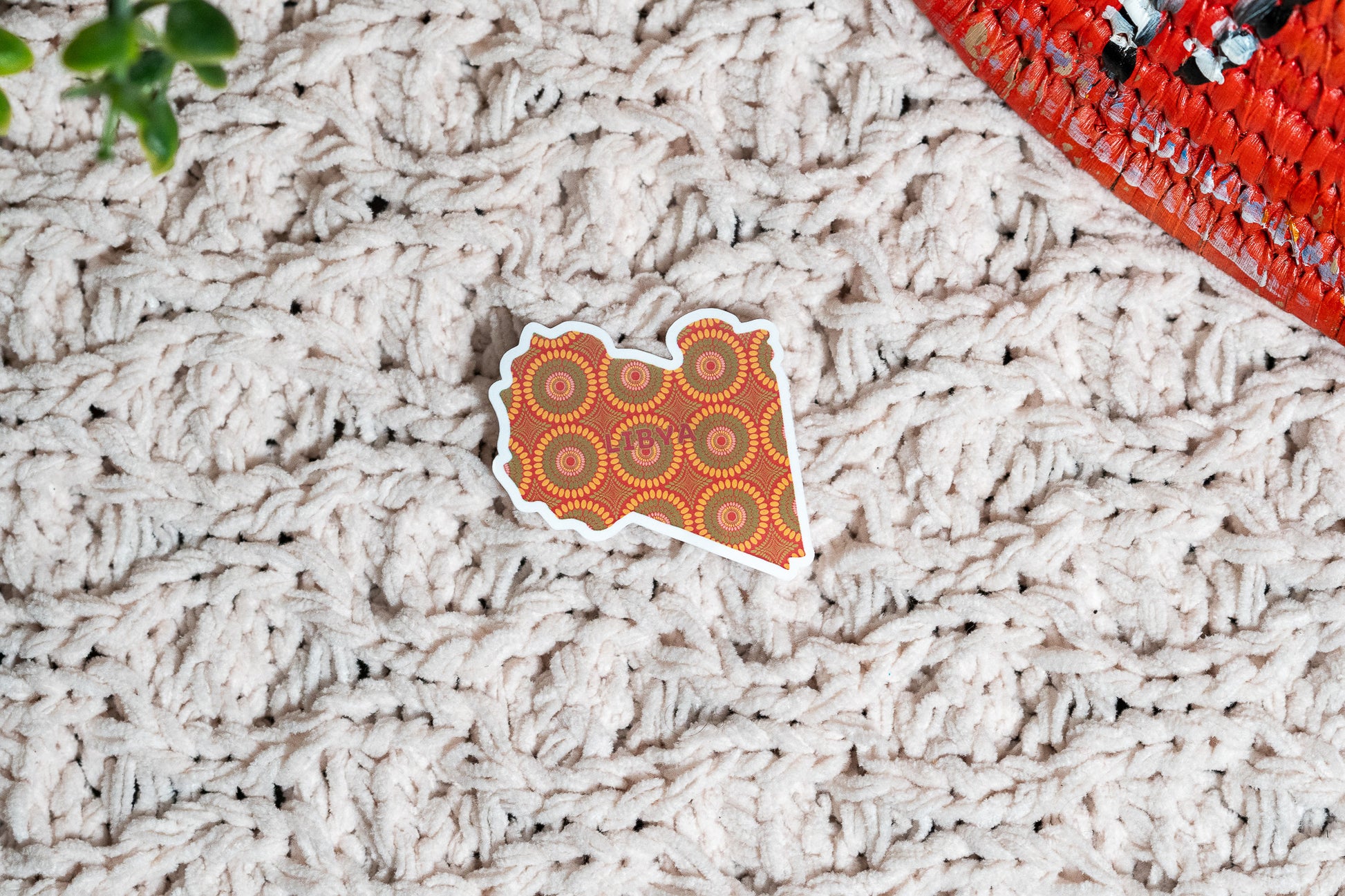 Libya Sticker (North African Stickers) - Pounded Yam Productions
