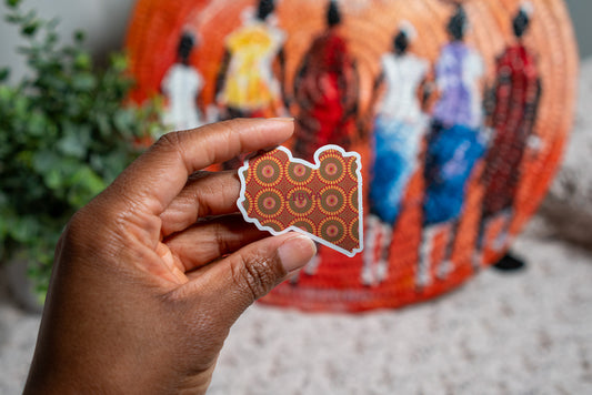 Libya Sticker (North African Stickers) - Pounded Yam Productions