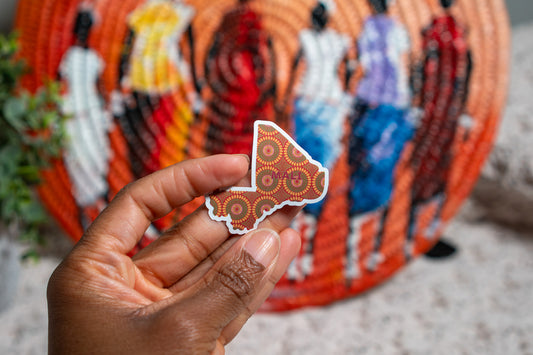 Mali Sticker (West African Stickers) - Pounded Yam Productions