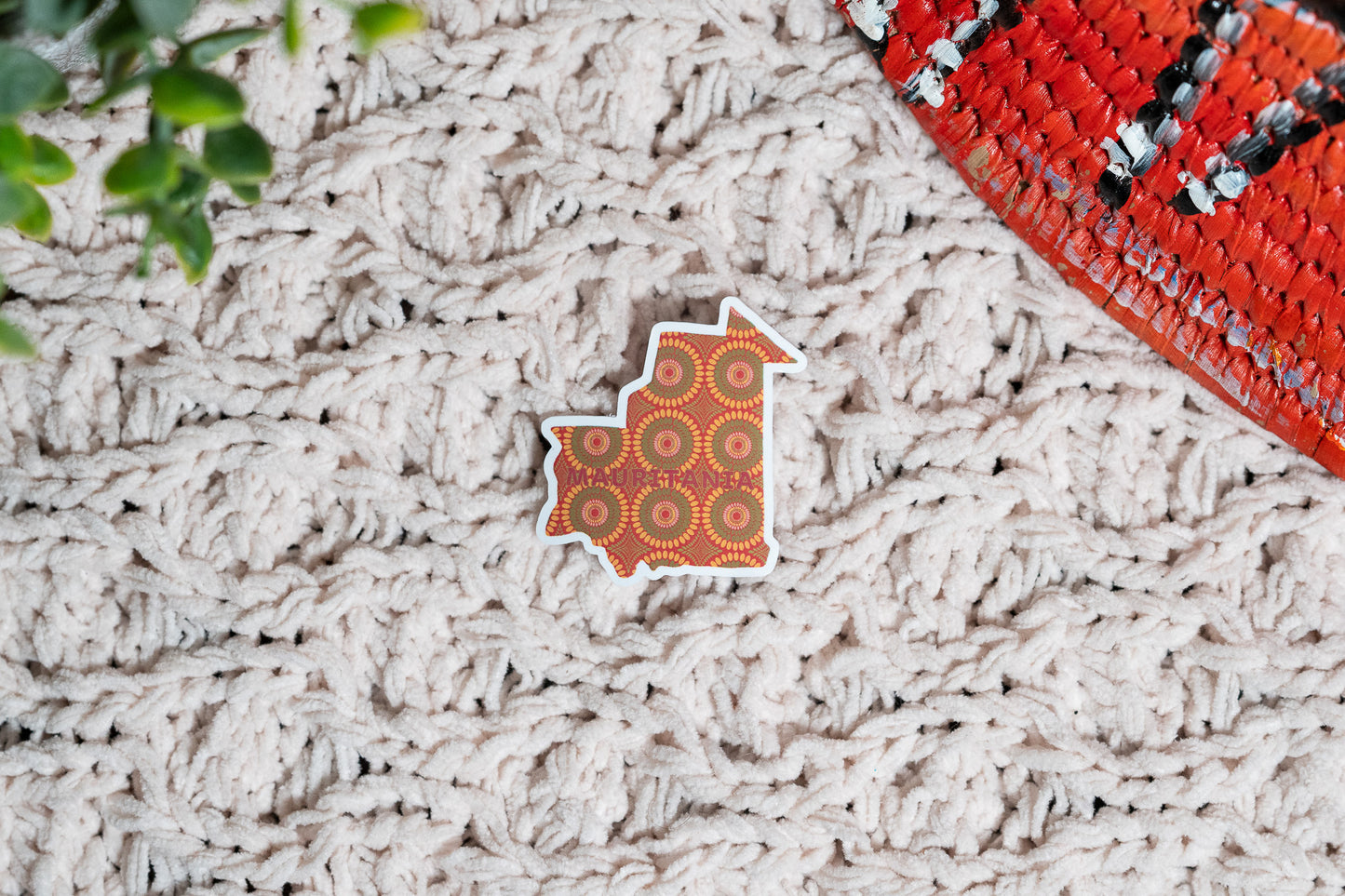 Mauritania Sticker (North African Stickers) - Pounded Yam Productions