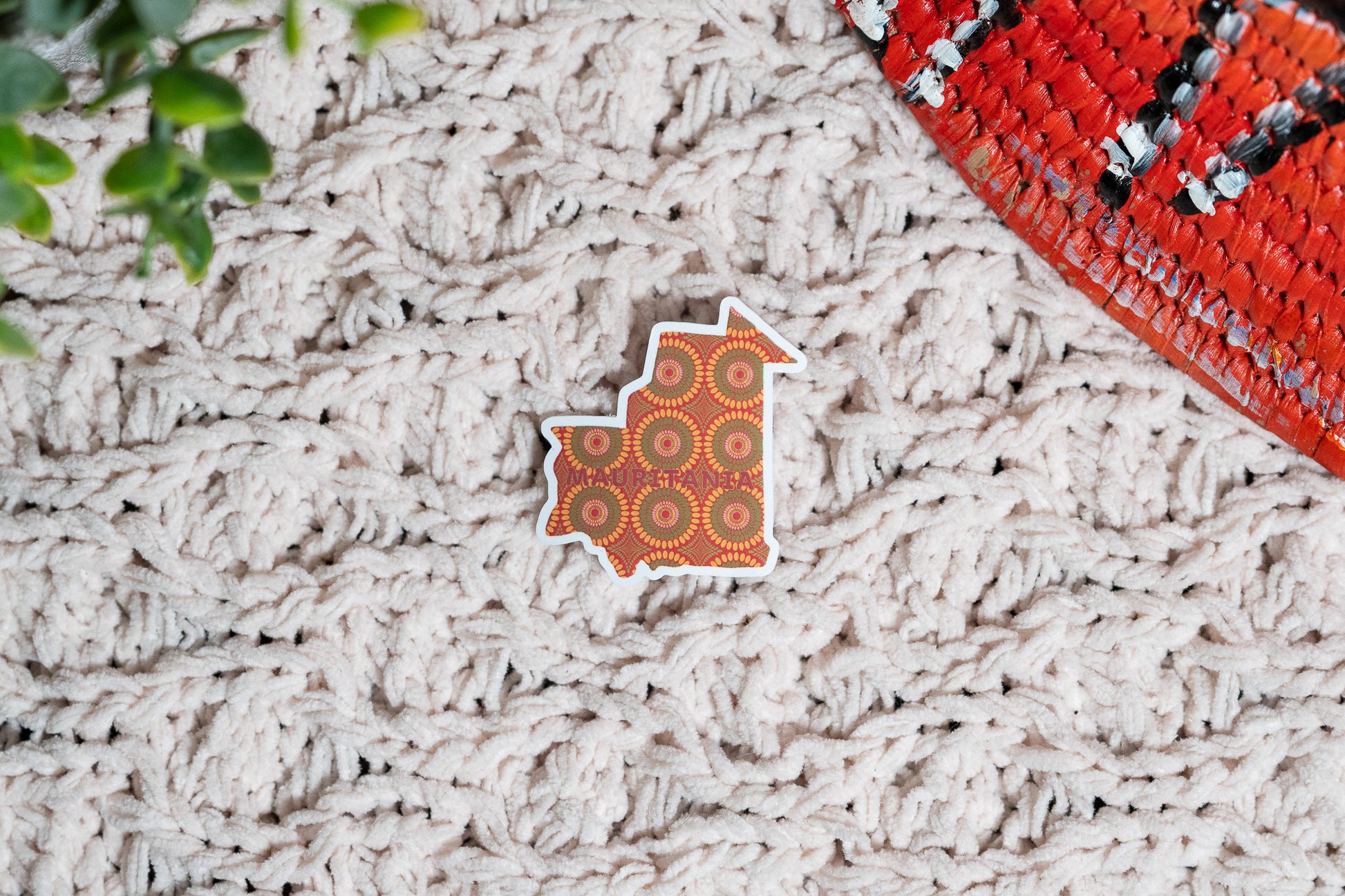 Mauritania Sticker (North African Stickers) - Pounded Yam Productions