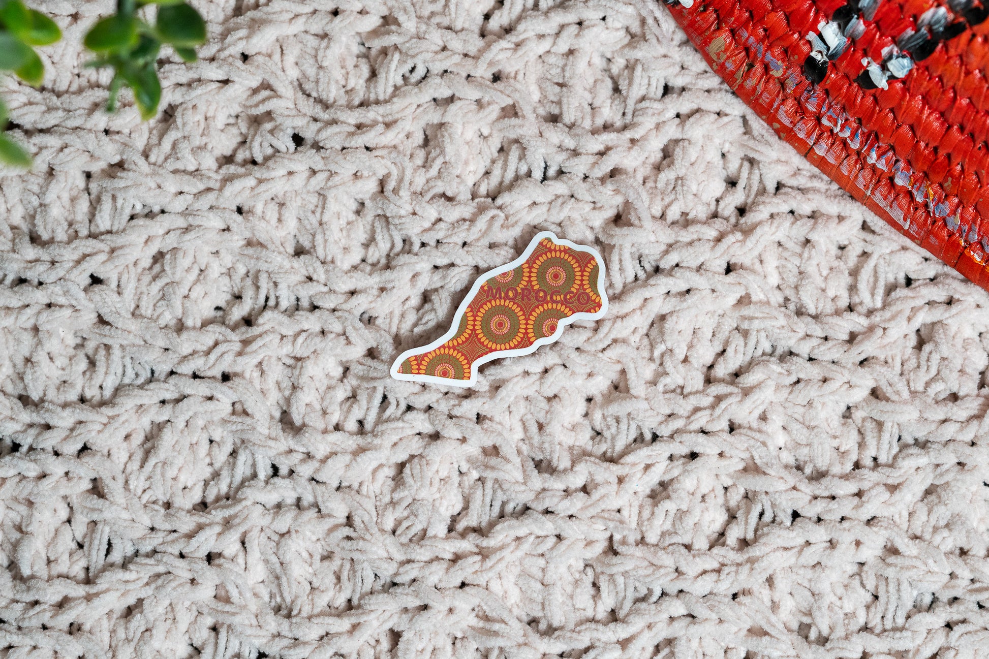 Morocco Sticker (North African Stickers) - Pounded Yam Productions