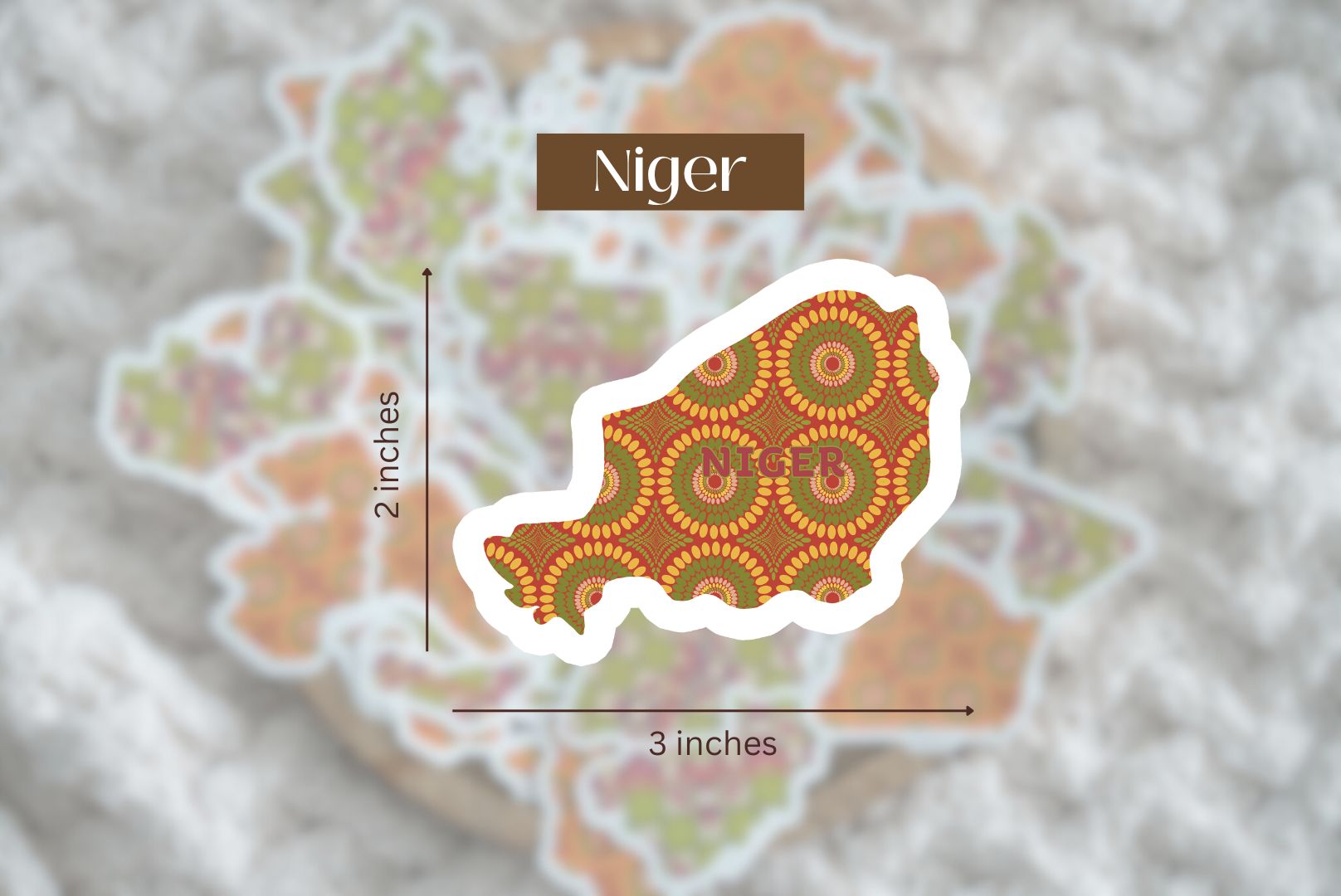 Niger Sticker (West African Stickers) - Pounded Yam Productions