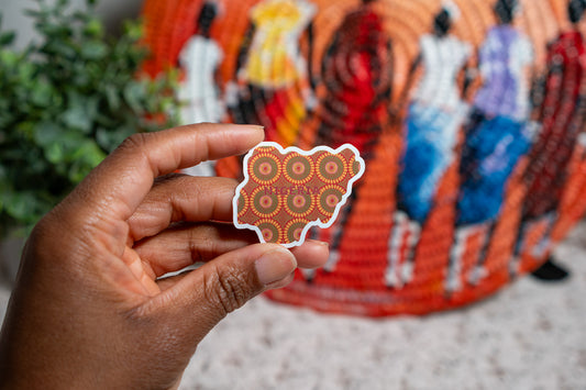 Nigeria Sticker (West African Stickers) - Pounded Yam Productions