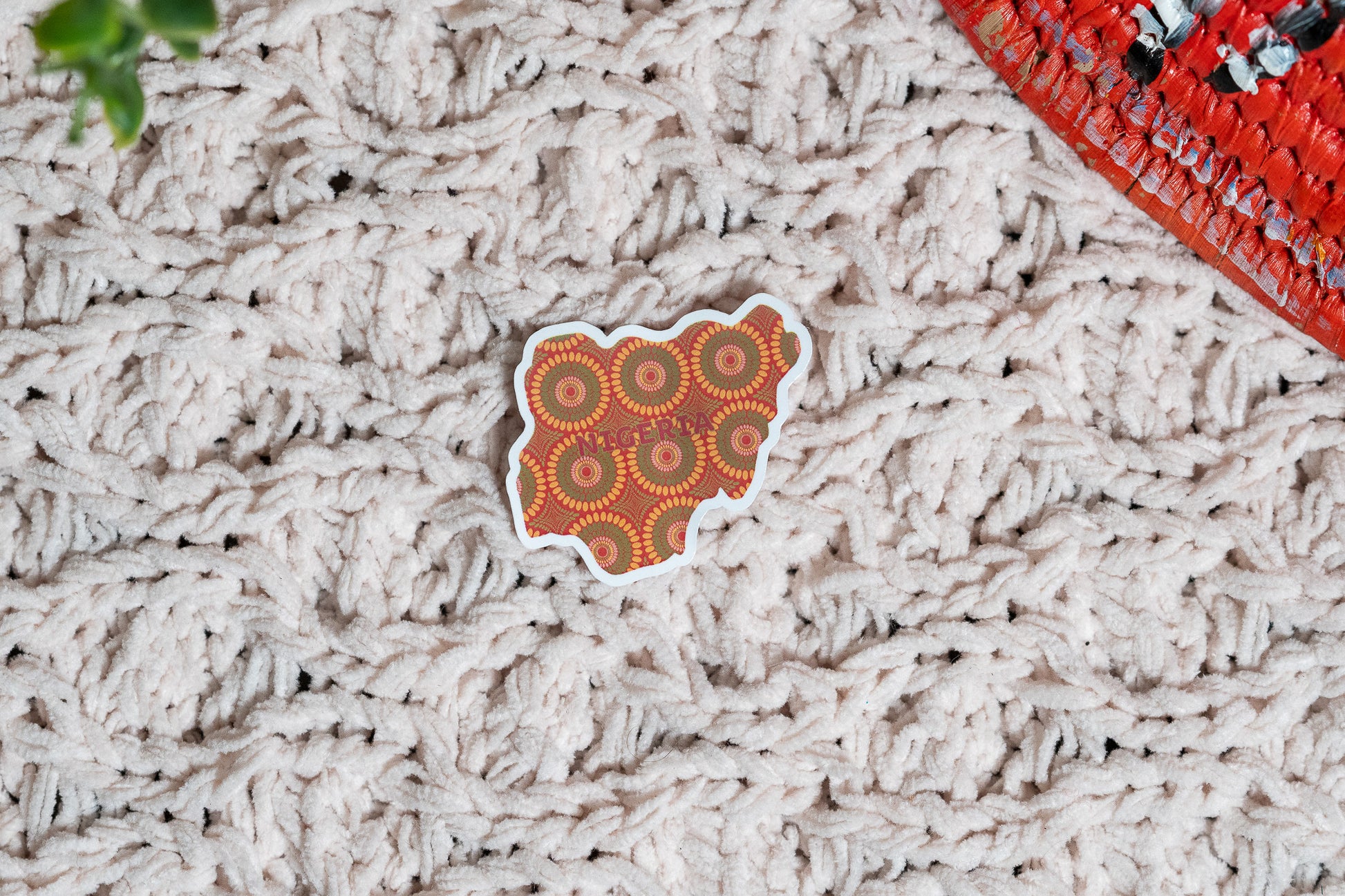 Nigeria Sticker (West African Stickers) - Pounded Yam Productions