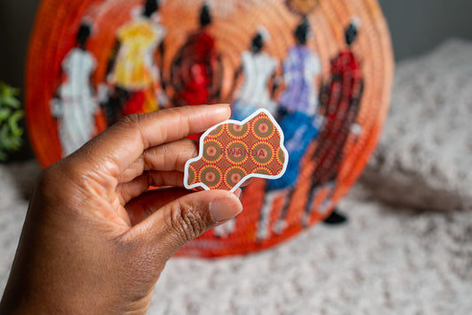 Rwanda Sticker (East African Stickers) - Pounded Yam Productions