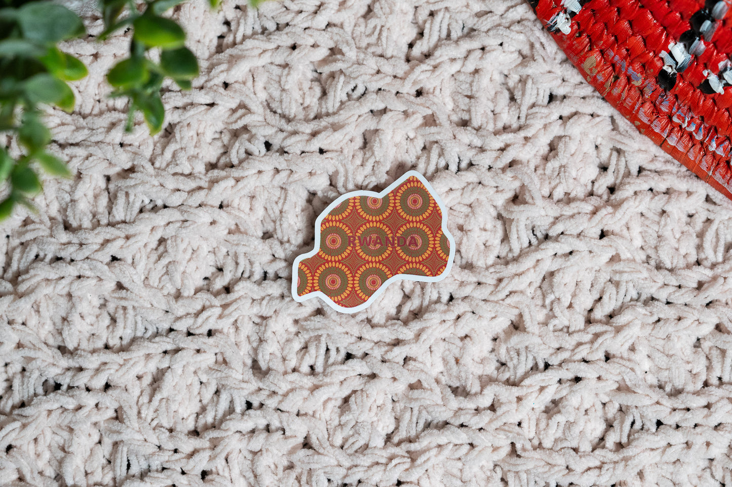 Rwanda Sticker (East African Stickers) - Pounded Yam Productions