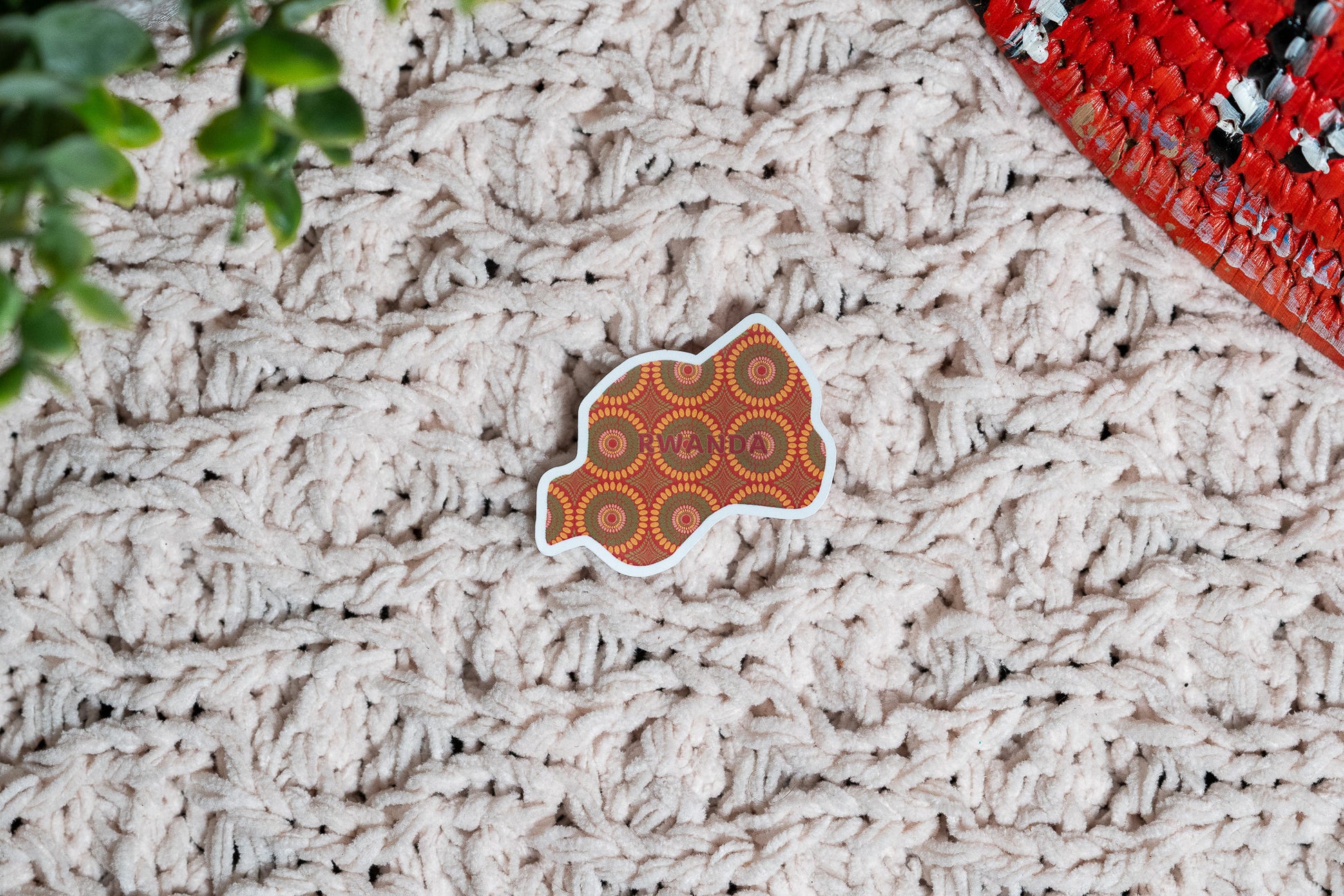 Rwanda Sticker (East African Stickers) - Pounded Yam Productions