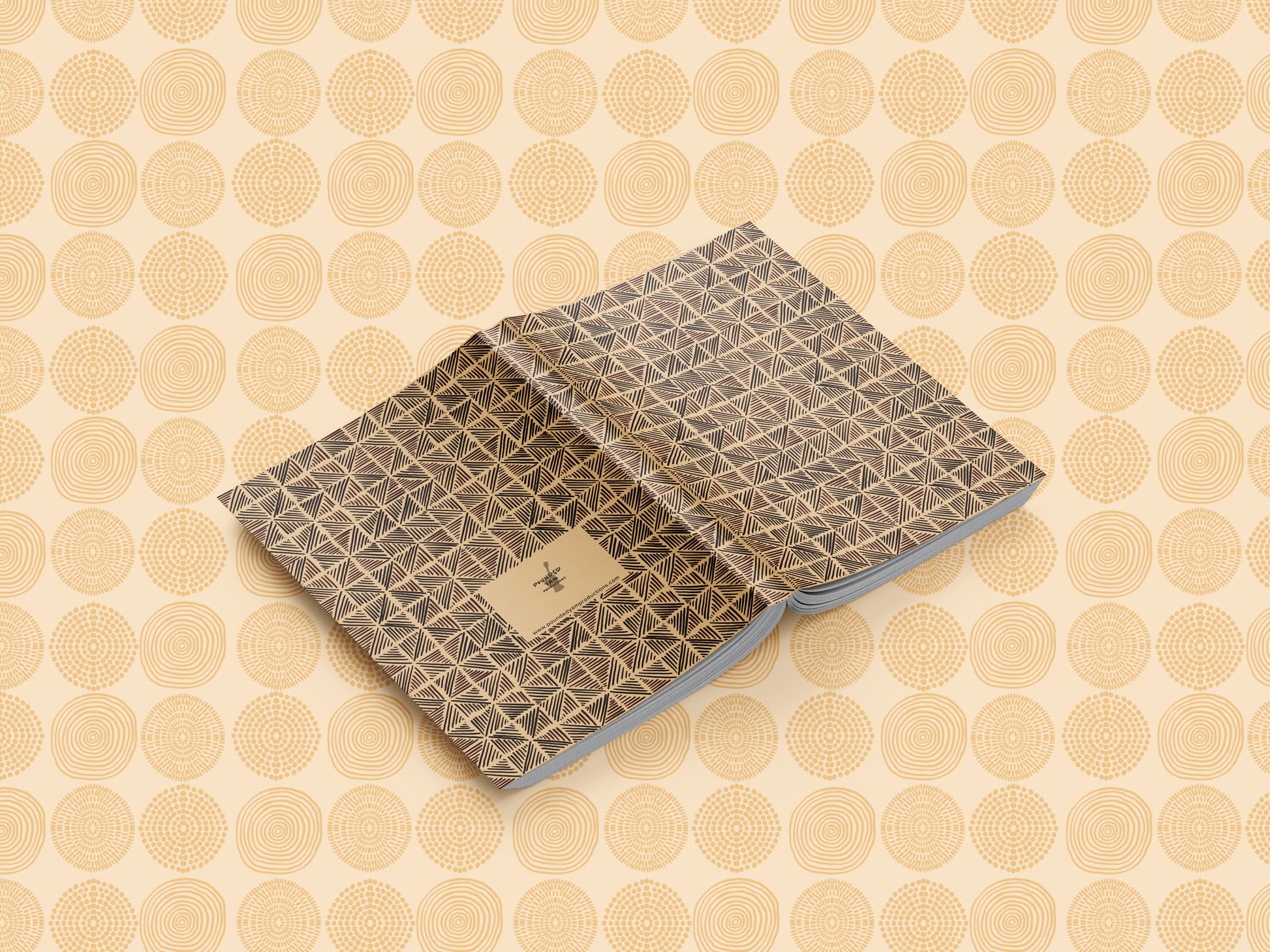 African Print Journal (Triangles A5 Lined) - Pounded Yam Productions
