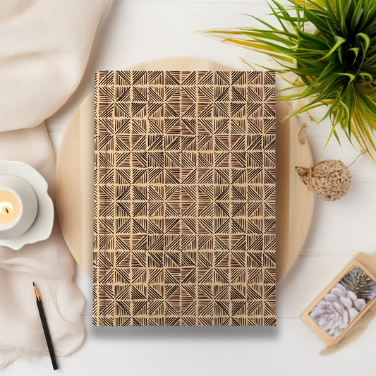African Print Journal (Triangles A5 Lined) - Pounded Yam Productions