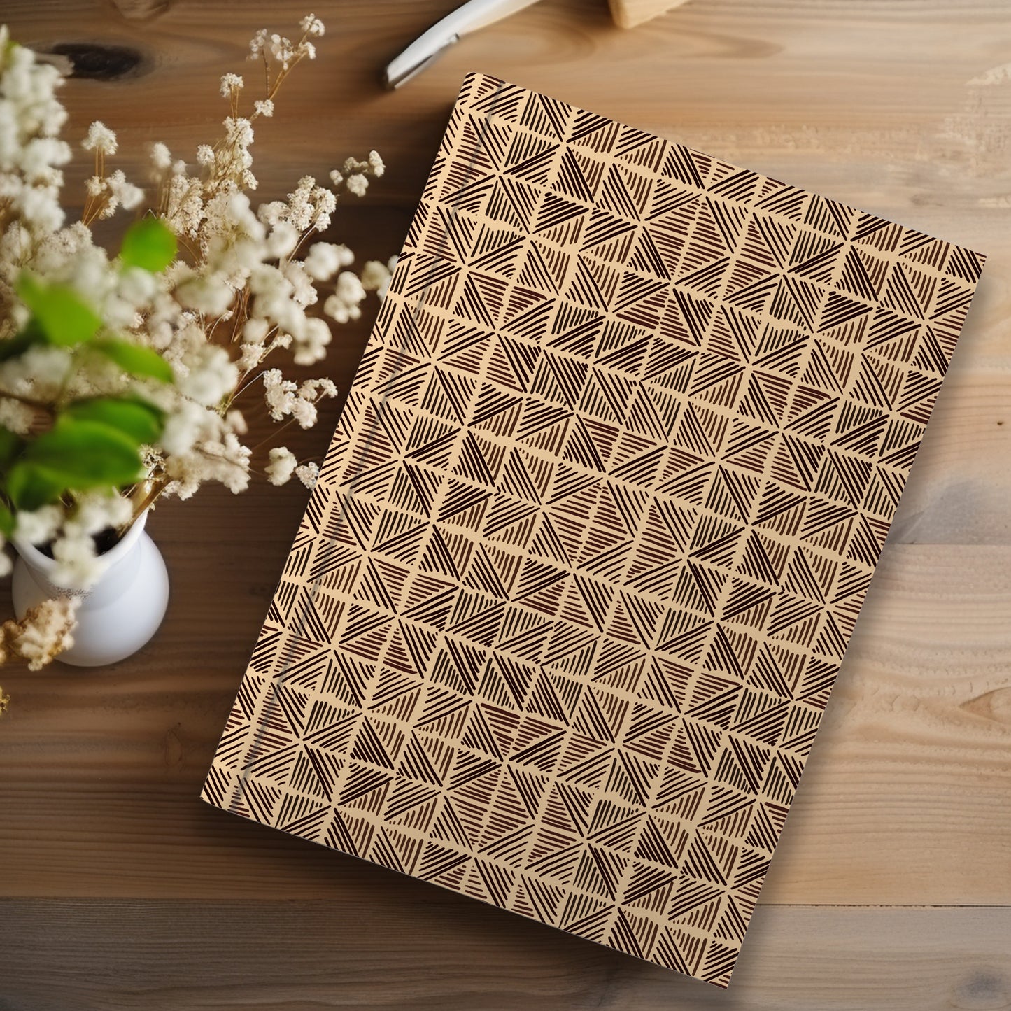 African Print Journal (Triangles A5 Lined) - Pounded Yam Productions