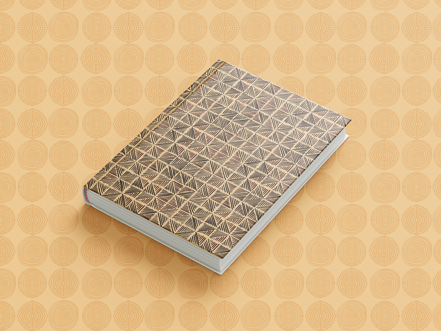 African Print Journal (Triangles A5 Lined) - Pounded Yam Productions
