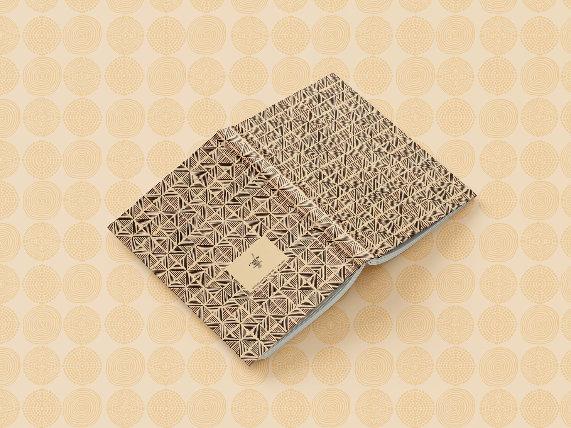 African Print Journal (Triangles A5 Lined) - Pounded Yam Productions