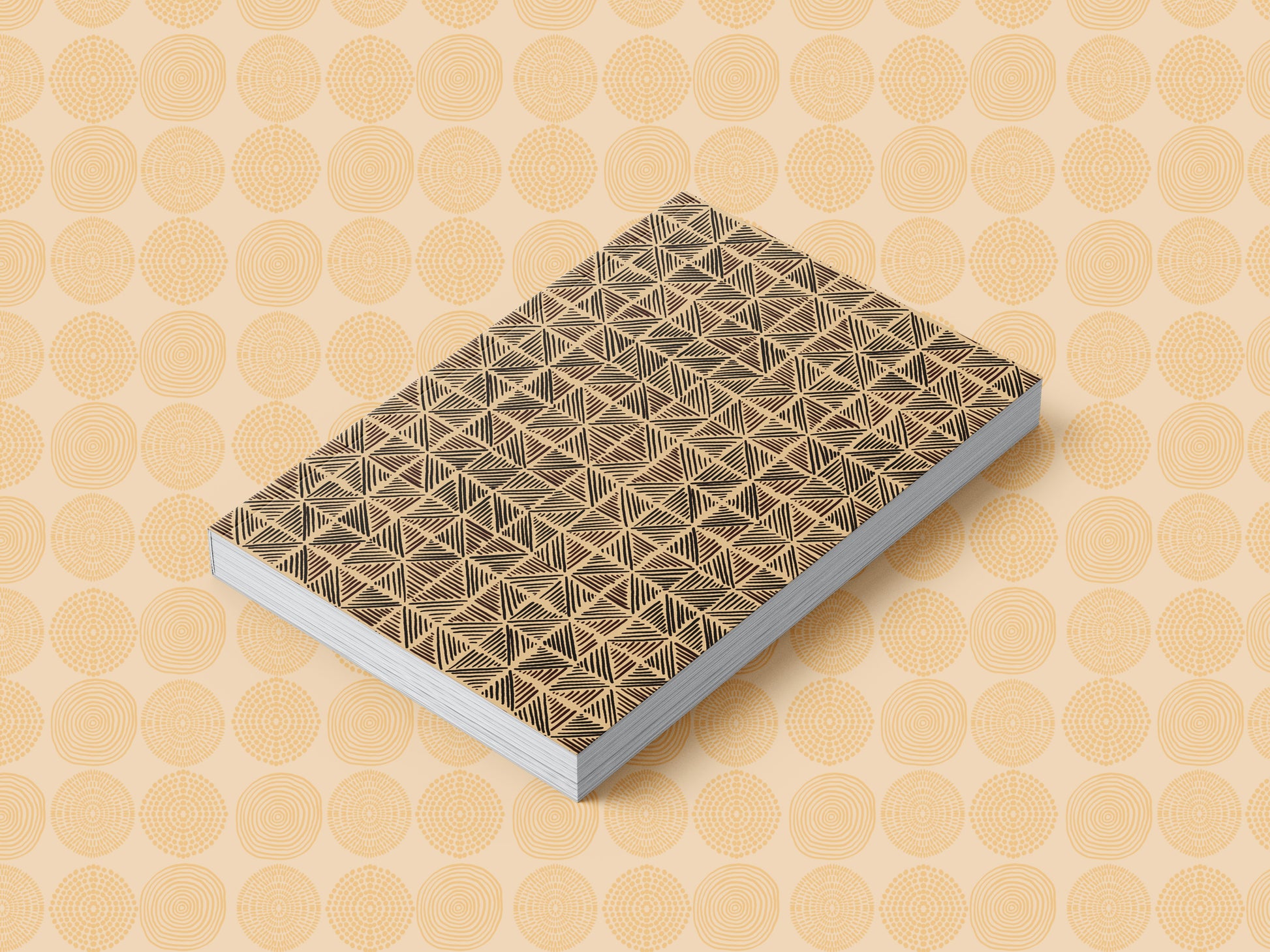 African Print Journal (Triangles A5 Lined) - Pounded Yam Productions