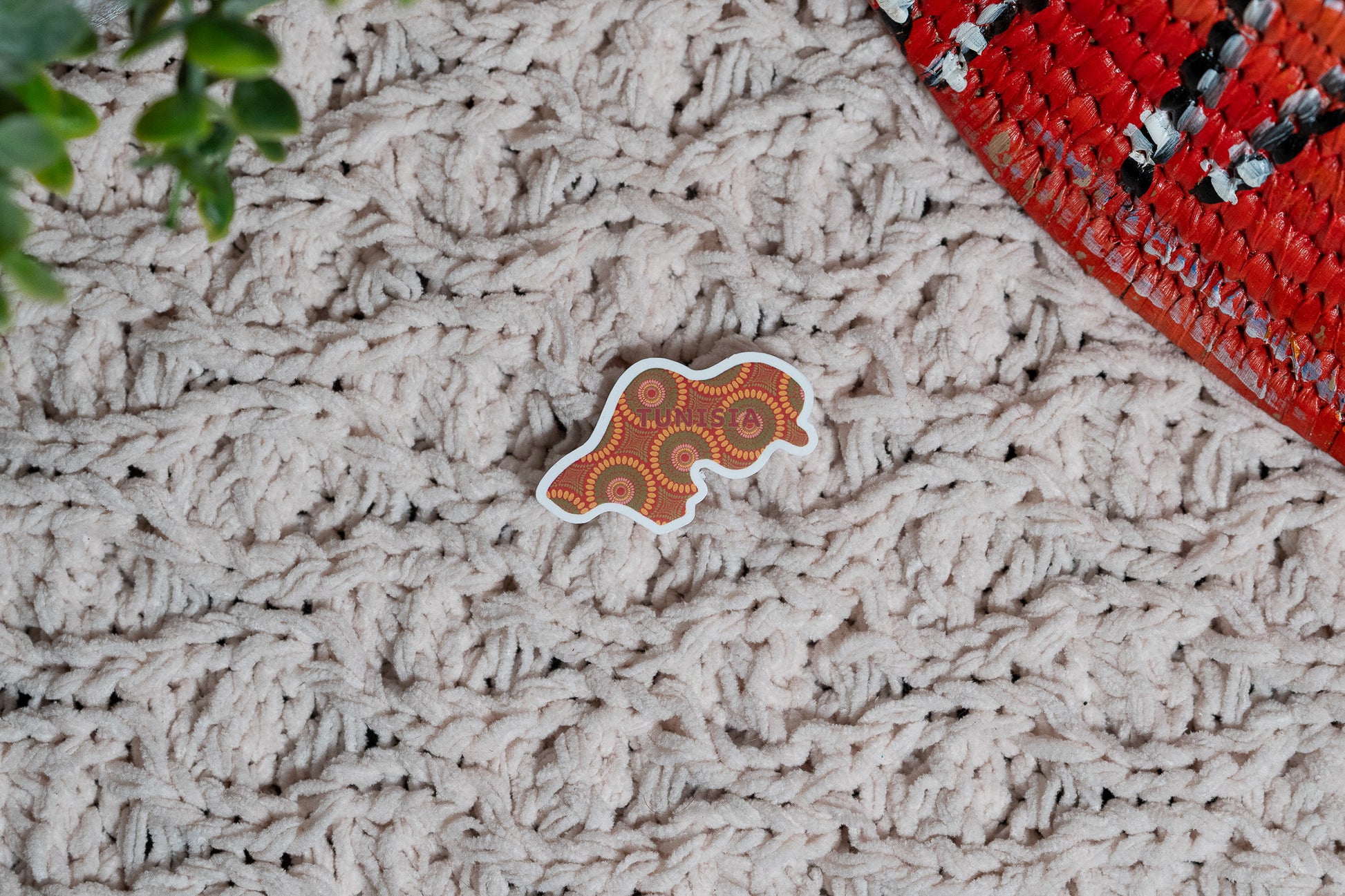 Tunisia Sticker (North African Stickers) - Pounded Yam Productions