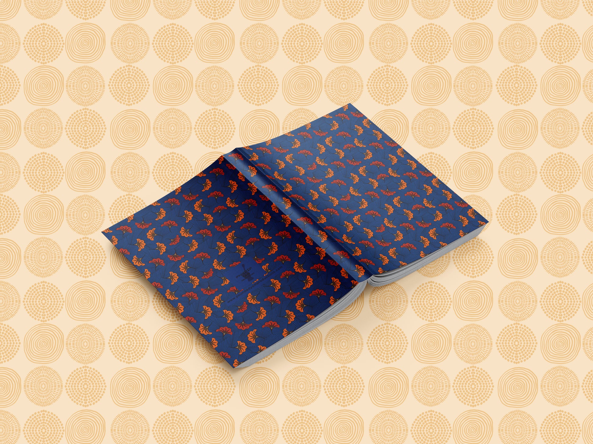 Ankara African Print Ankara Inspired Journal (Wedding Flowers A5 Lined) - Pounded Yam Productions