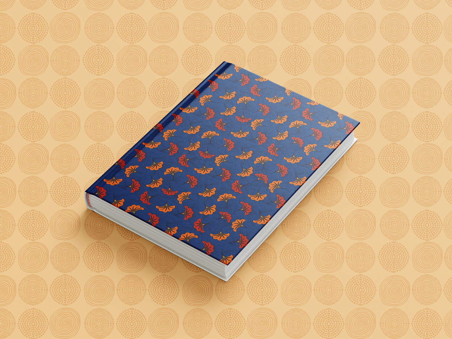 Ankara African Print Ankara Inspired Journal (Wedding Flowers A5 Lined) - Pounded Yam Productions