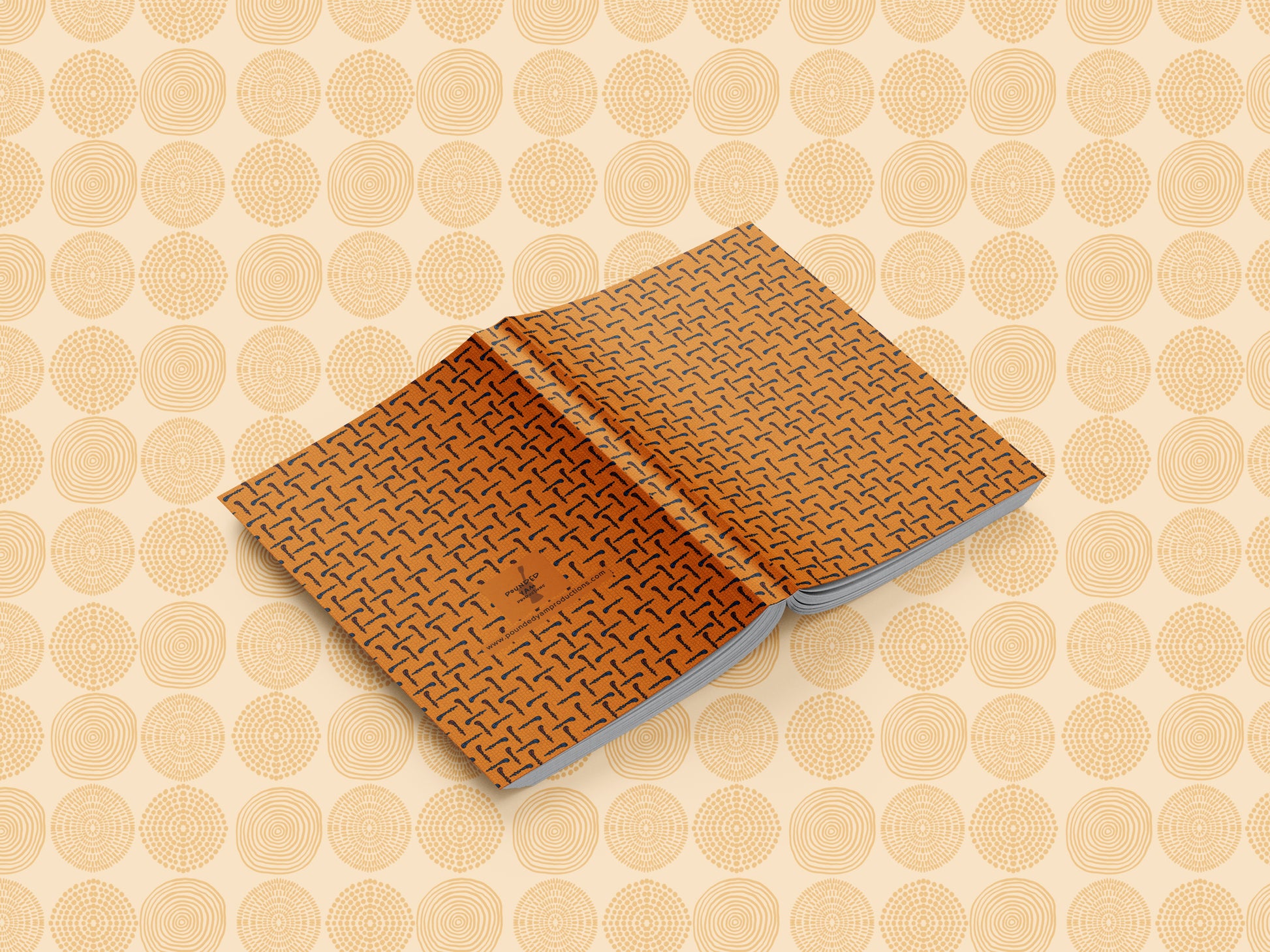 Ankara African Print Ankara Inspired Journal (Walking Sticks A5 Lined) - Pounded Yam Productions