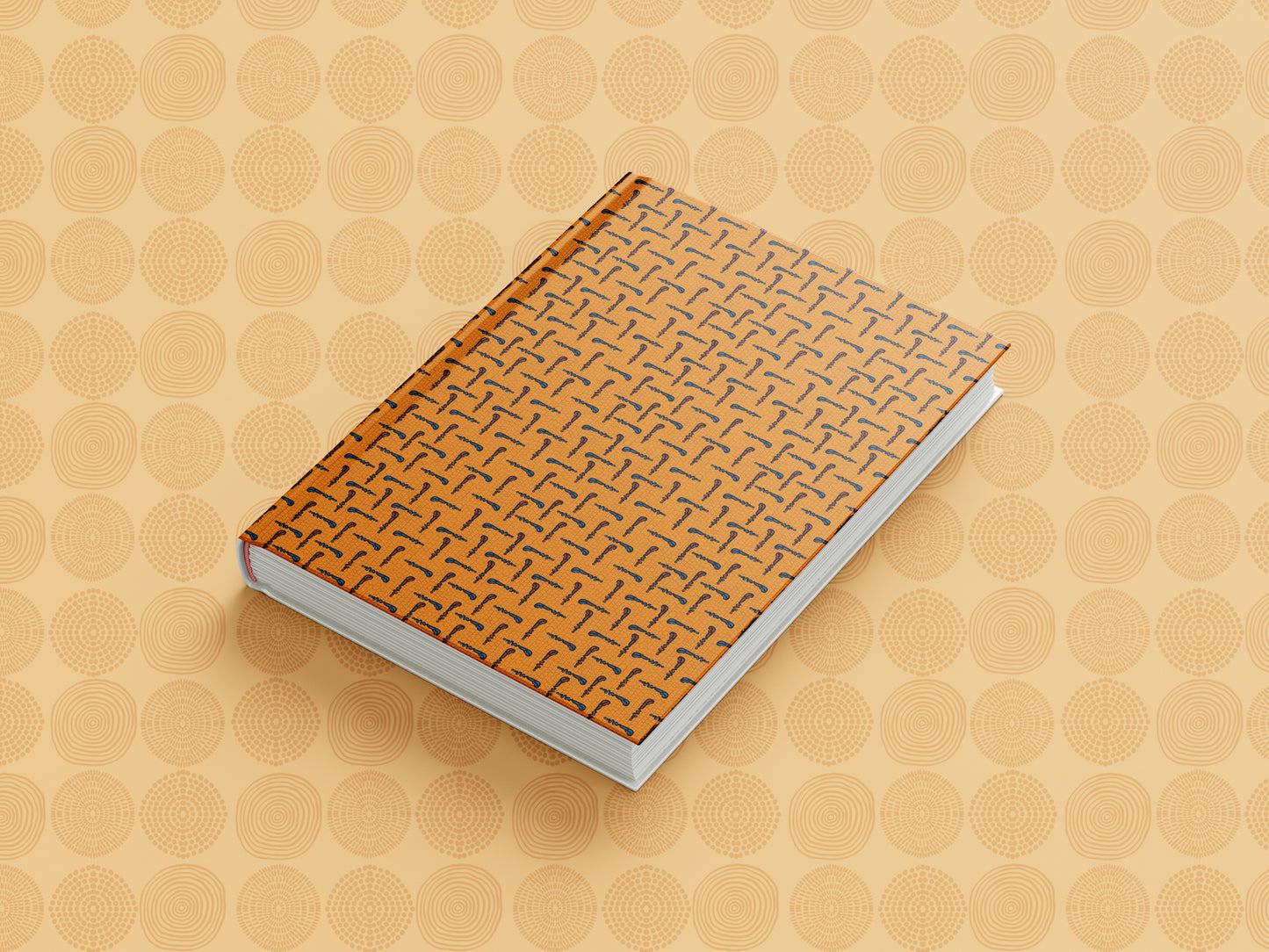 Ankara African Print Ankara Inspired Journal (Walking Sticks A5 Lined) - Pounded Yam Productions