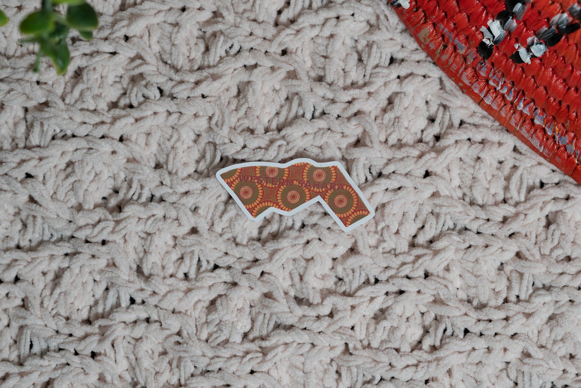 Western Sahara Sticker (North African Stickers) - Pounded Yam Productions