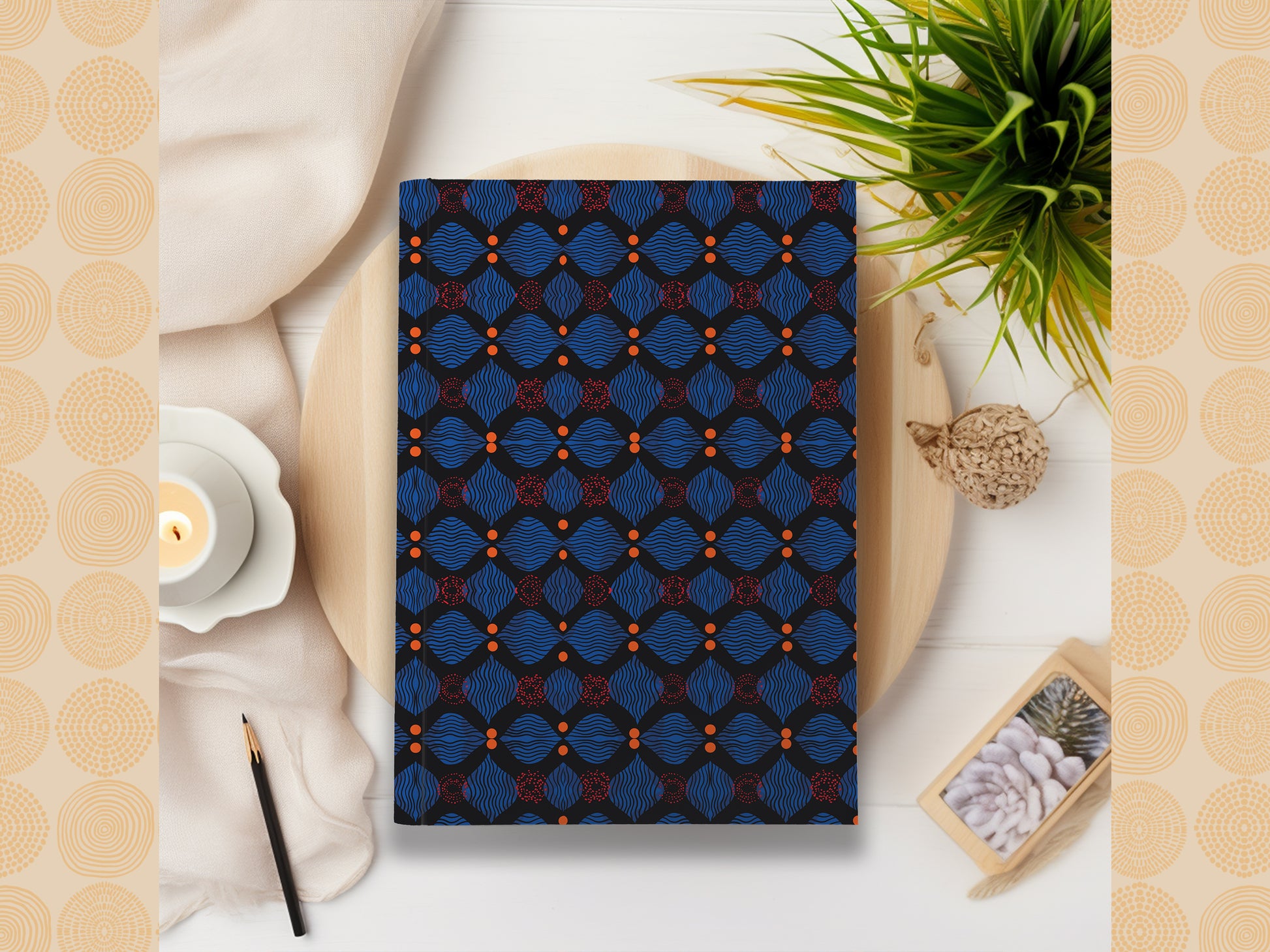 Ankara African Print Ankara Inspired Journal (X A5 Lined) - Pounded Yam Productions