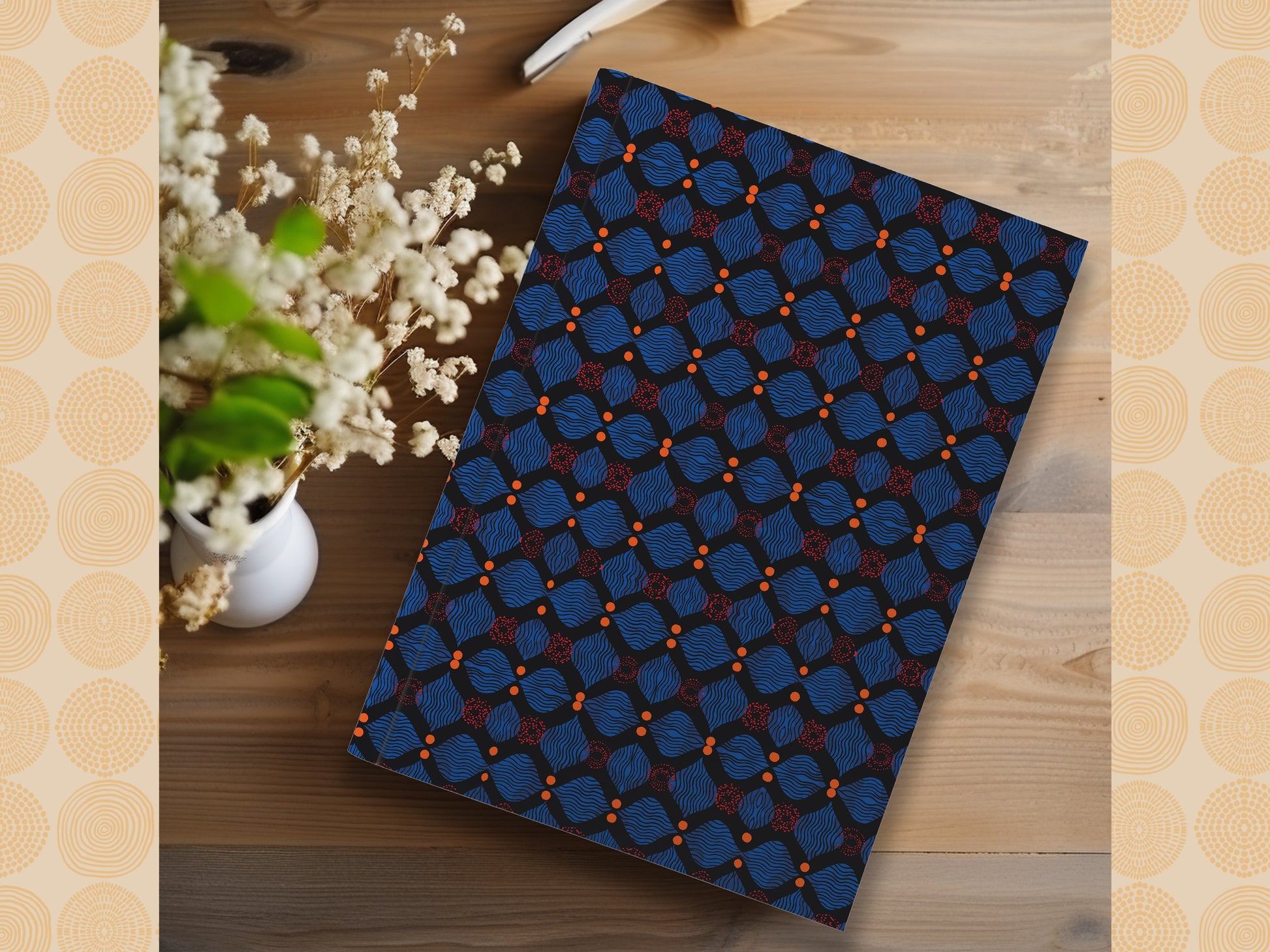 Ankara African Print Ankara Inspired Journal (X A5 Lined) - Pounded Yam Productions