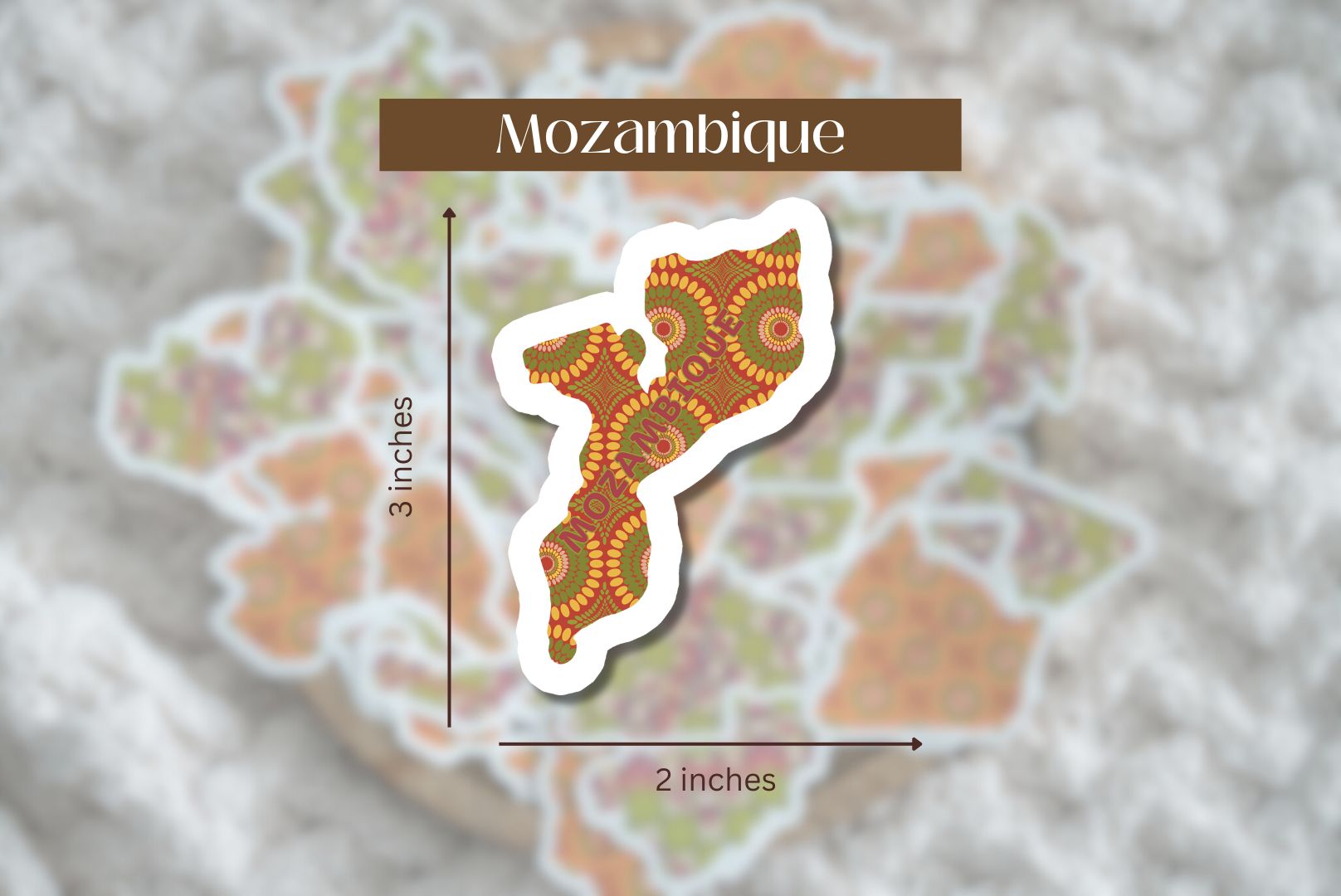 Mozambique Sticker (South African Stickers) - Pounded Yam Productions