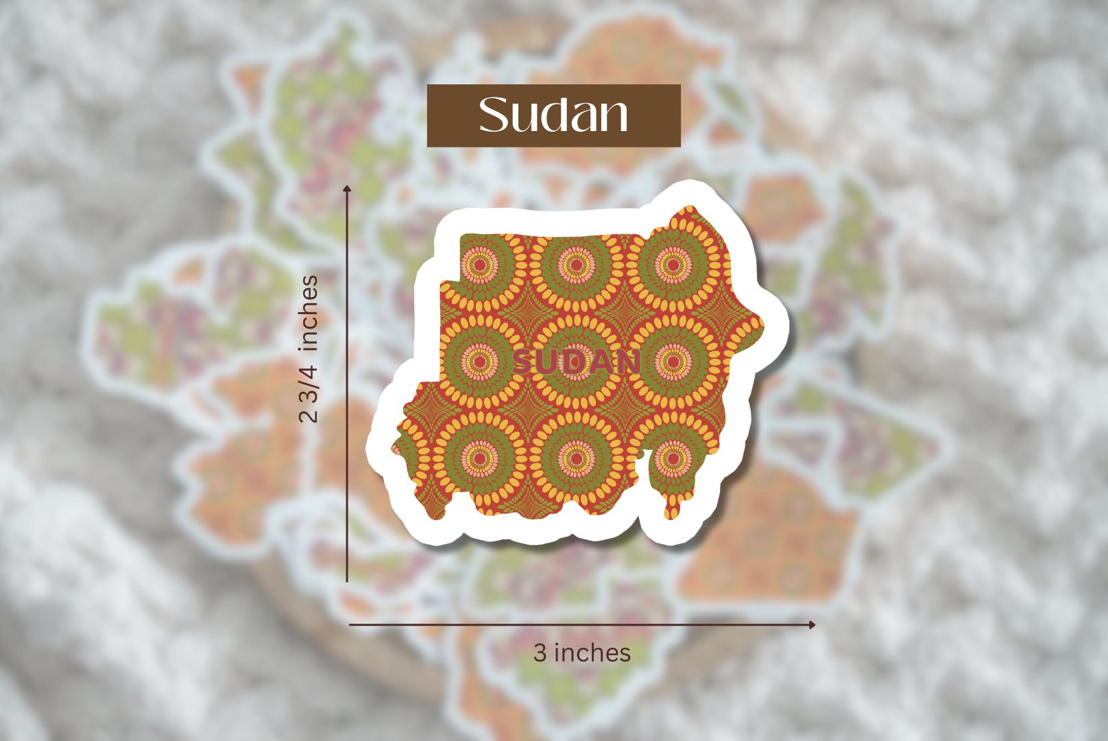 Sudan Sticker (East African Stickers) - Pounded Yam Productions