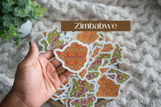 Zimbabwe Sticker (South African Stickers) - Pounded Yam Productions